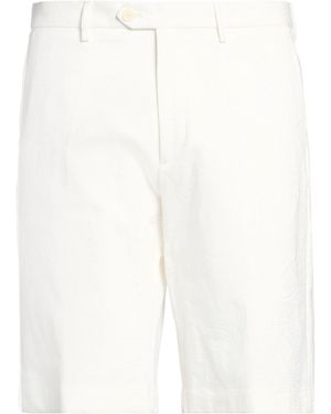 Etro Ivory Shorts & Bermuda Shorts Cotton, Elastane - White