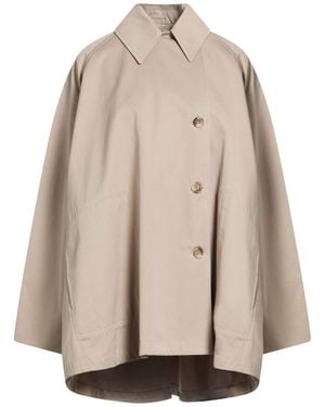 REMAIN Birger Christensen Overcoat & Trench Coat Cotton - Natural