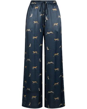 Ballantyne Pants Viscose - Blue