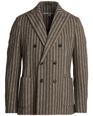 Circolo 1901 Blazer Cotton, Elastane - Brown