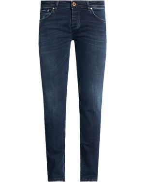 Barba Napoli Jeans Cotton, Elastane - Blue