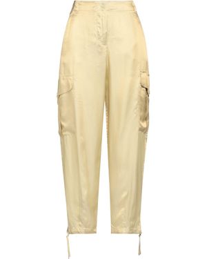 Aspesi Mustard Pants Acetate, Viscose - Yellow
