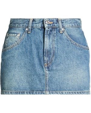 Roy Rogers Denim Skirt Cotton - Blue