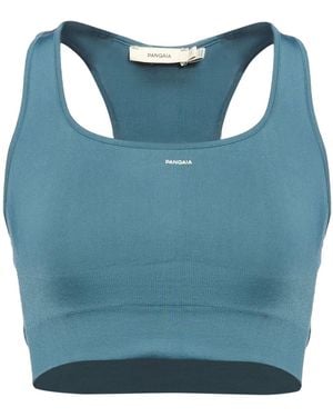 PANGAIA Top Polyamide, Elastane - Blue