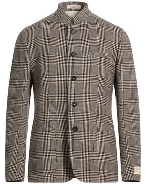 Massimo Alba Midnight Blazer Virgin Wool, Cotton, Polyamide - Brown