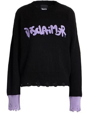 DISCLAIMER Sweater Cotton, Acrylic - Black