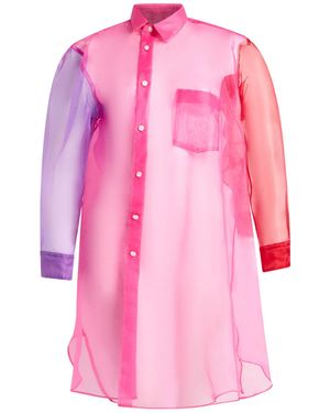 Comme des Garçons Fuchsia Shirt Polyester - Pink