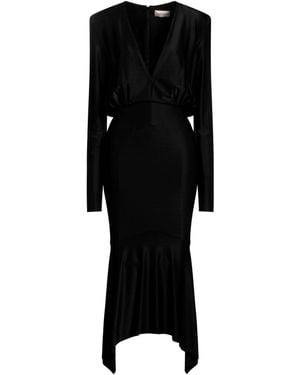 Alexandre Vauthier Midi Dress - Black