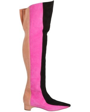 Manolo Blahnik Stiefel - Pink