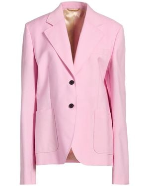 Versace Blazer Virgin Wool, Mohair Wool - Pink