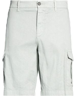 Eleventy Denim Shorts Linen, Cotton, Elastane - Grey
