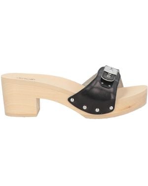 Scholl Mules & Clogs Leather - Black