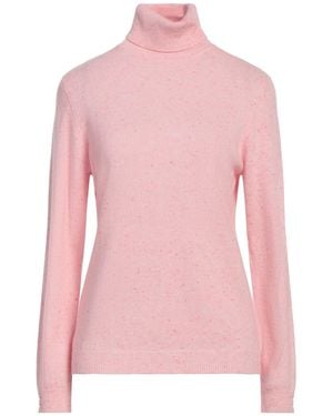 Brodie Cashmere Turtleneck - Pink
