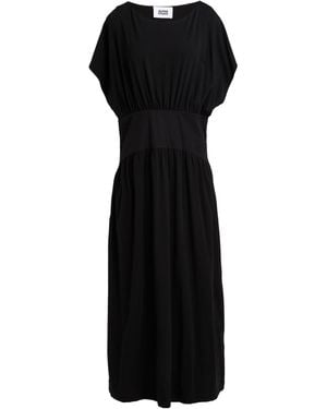 Alpha Studio Maxi Dress Cotton, Elastane - Black