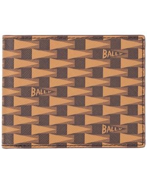 Bally Camel Wallet Leather - Brown