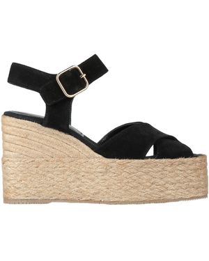 Palomitas By Paloma Barcelo' Espadrilles Leather - Black