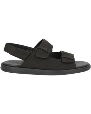 Doucal's Sandals Leather - Black