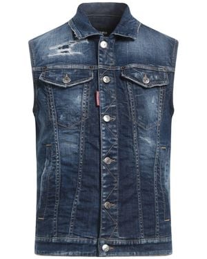 DSquared² Denim Outerwear Cotton, Elastane - Blue