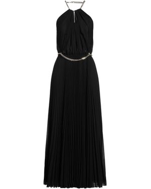 Olla Parèg Maxi Dress Polyester, Viscose - Black