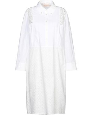 Tory Burch Mini Dresses - White