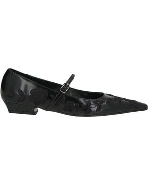 Ras Ballet Flats Leather - Black