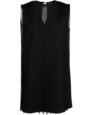 ViCOLO Mini Dress Viscose, Nylon, Elastane - Black