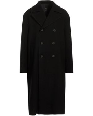 Hevò Coat Virgin Wool, Polyamide - Black