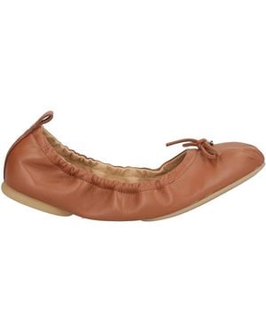 Hogan Ballet Flats - Brown