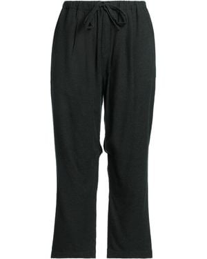 Massimo Alba Dark Pants Cotton, Cashmere - Black