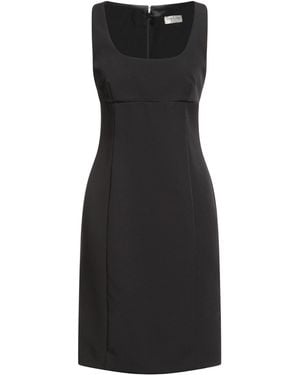 Rebel Queen Midi Dress Polyester, Elastane - Black
