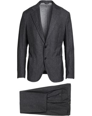 De Petrillo Suit Wool, Cotton, Polyamide, Elastane, Cupro - Blue