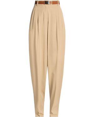 Max Mara Sand Trousers Viscose, Cotton - Natural