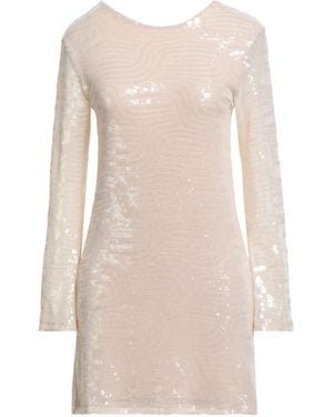 Kontatto Mini Dress Polyester, Elastane - Natural