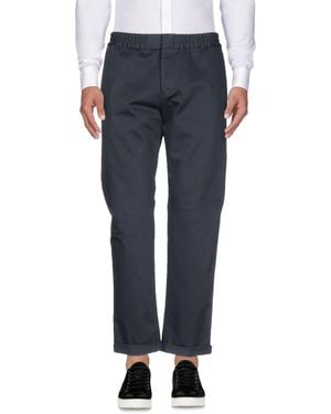 MSGM Trousers Cotton - Blue