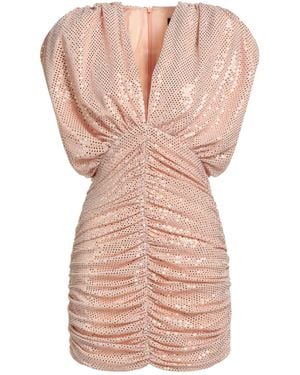 ACTUALEE Mini Dress Polyamide, Metal, Elastane - Pink