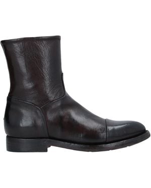 Silvano Sassetti Dark Ankle Boots Soft Leather - Black