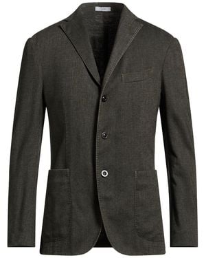 Boglioli Military Blazer Cotton, Linen, Polyester, Elastane - Black
