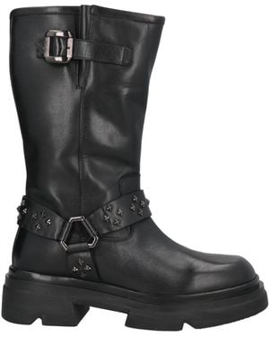 Emanuélle Vee Boot Leather - Black