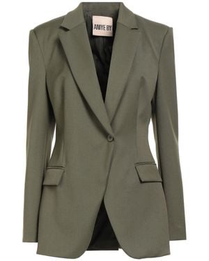Aniye By Military Blazer Polyester, Viscose, Elastane - Green