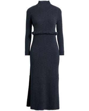 Agnona Robe Midi - Bleu
