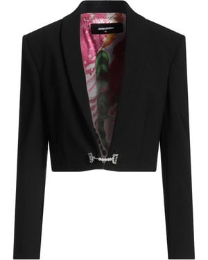 DSquared² Blazer Polyester, Elastane, Glass, Plastic - Black