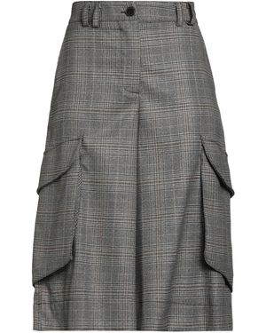 Motel Shorts & Bermuda Shorts Polyester, Viscose, Elastic Fibers - Gray
