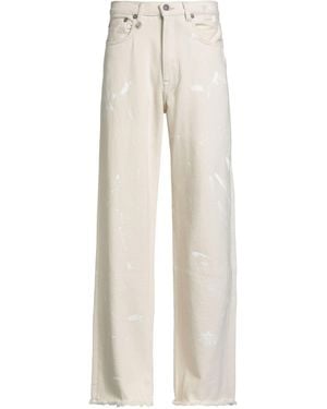 R13 Pantaloni Jeans - Bianco