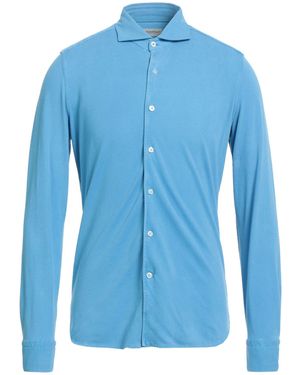 Ghirardelli Washed Azure Shirt Cotton - Blue