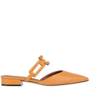 Evaluna Mules & Clogs Leather - Orange