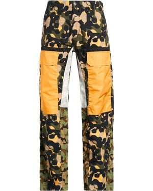 Iceberg Trousers Cotton, Polyamide - Yellow