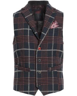 Bob Tailored Vest Cotton, Wool, Polyamide, Acrylic - Gray