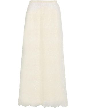 Beaufille Maxi Skirt Polyamide, Polyester, Nylon - Natural