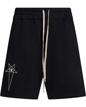 Rick Owens X Champion Shorts & Bermuda Shorts Cotton - Black