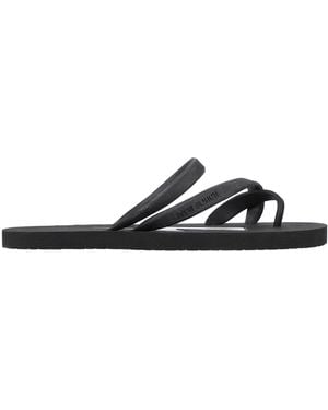 Neil Barrett Thong Sandal Natural Rubber - White